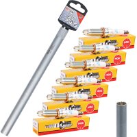 6x NGK Zündkerze + Zündkerzen-Einsatz 14 mm,...
