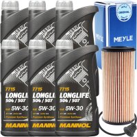 MEYLE Ölfilter + Schraube + MANNOL 7715 LONGLIFE...