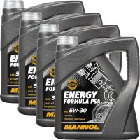4x MANNOL Energy Formula PSA 5W-30, 4L