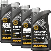 MANN-FILTER Ölfilter + MANNOL Energy Formula PSA 5W-30, 4 Liter