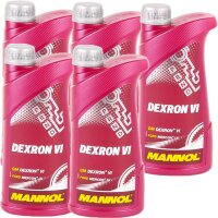 5x MANNOL Dexron VI, 1L