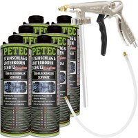PETEC Steinschlag- & Unterbodenschutz schwarz, 6L +...