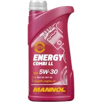 FEBI BILSTEIN Ölfilter + MANNOL Energy Combi LL 5W-30, 6 Liter
