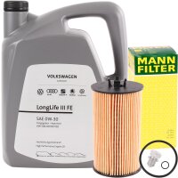 MANN-FILTER Ölfilter + VAG Original 0W-30...