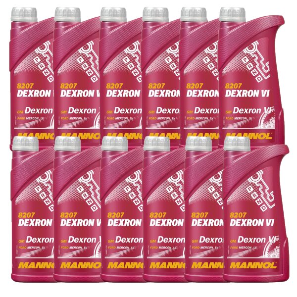12x MANNOL Dexron VI, 1L