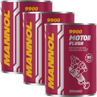 3x MANNOL Motor Flush Oiladditiv 300mL