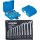 BGS Steckschlüsseleinsatz-Set 12,5 (1/2), ZOLL + TECPO Maul-Ringschlüssel-Satz, ZOLL, SW 1/4" - 15/16"