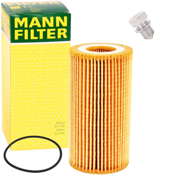MANN-FILTER Ölfilter + Schraube VAG