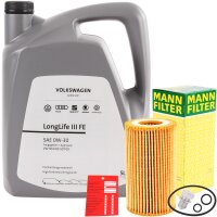 MANN-FILTER Ölfilter + VAG Original 0W-30...