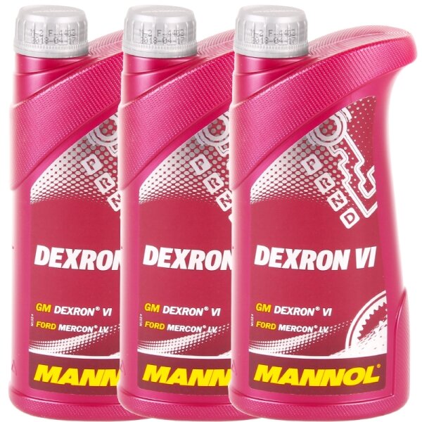 MANNOL ATF Dexron VI, 3x1 Liter