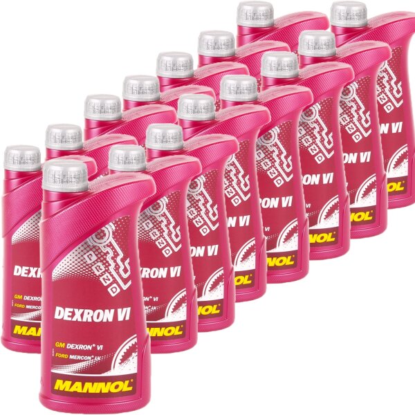 15x MANNOL Dexron VI, 1L