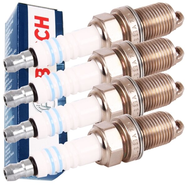 4x BOSCH Zündkerze, Double Platinum