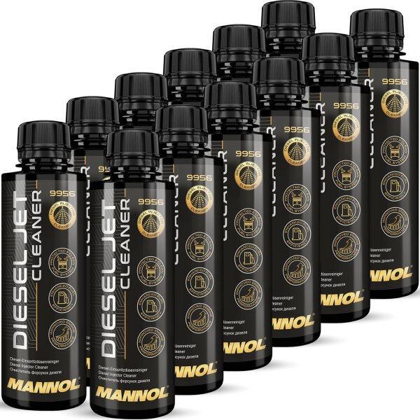 12x MANNOL 9956 Diesel Jet Cleaner, 250 ml