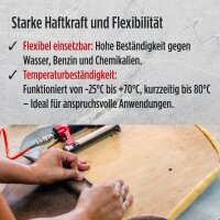 5x TECPO Sprühkleber Hochtemperatur Industriekleber, 500 ml