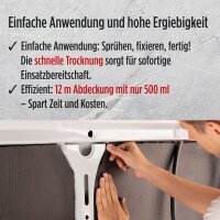 5x TECPO Sprühkleber Hochtemperatur Industriekleber, 500 ml
