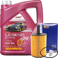 SCT Ölfilter + MANNOL Legend Extra 0W-30, 5L