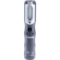 2x TECPO LED Akku Handlampe 300 Lumen + USB Kabel