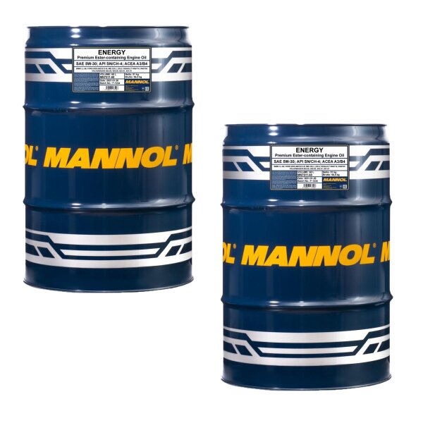 MANNOL 5W-30 ENERGY, 2x 60 Liter