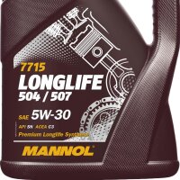 2x MANNOL Longlife 504 / 507 5W-30, 5L