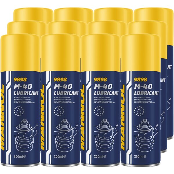 12x M-40 Lubricant Reinigung & Wartung, 200 ml