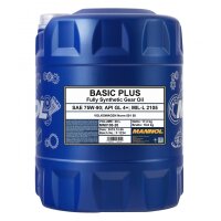 2x MANNOL Basic Plus, Getriebeöl, 75W-90 API GL 4+, 20L