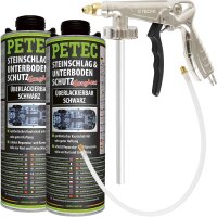 PETEC Steinschlag- & Unterbodenschutz schwarz, 2L +...
