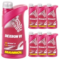 7x MANNOL Dexron VI, 1L