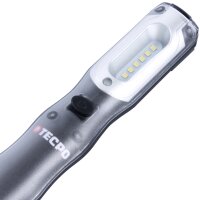 TECPO LED Akku Handlampe 300 Lumen + USB Kabel