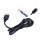 TECPO LED Akku Handlampe 300 Lumen + USB Kabel