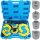 TECPO Federspanner-Satz mit 3 Backenpaaren + BGS Federbein-Einsatz-Satz, 4-tlg.