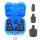 TECPO Kraft-Bit-Einsatz-Satz Vielzahn | M4 - M18 | 1/2 Zoll | 10-teilig + Kraft Adaptersatz, 6-teilig
