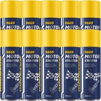 10x MANNOL 9669 Motor Starter, 450 ml