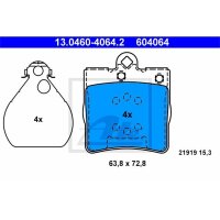 ATE Bremsbelag-Satz Mercedes Benz, vorne und hinten