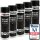 5x 500 ml TECPO Autolack schwarz matt