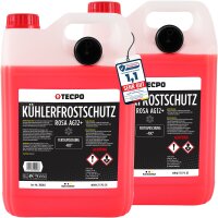 2x TECPO Kühlerfrostschutz G12+ -40°C, 5L