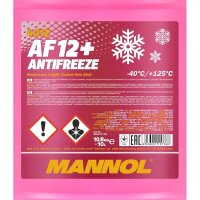 2x MANNOL Longlife Kühlerfrostschutz AF12+, 10L
