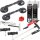 TECPO Windschutzscheibe-Reparaturset + 2x Gummi-Doppelsauger + 2x Scheibenkleber MS-Polymer, 290 ml