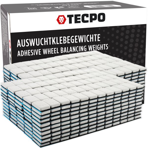 TECPO Klebegewichte Auswucht Gewichte, 5g , 2x 600-tlg.