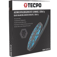TECPO Klebegewichte Black Auswucht Gewichte, 2400x5g