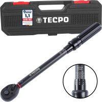 TECPO Drehmomentschlüssel 1/4" 5-25 Nm + 3/8" 10-60 Nm + 1/2" 60-330 Nm