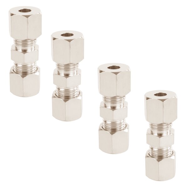 4x Verbinder für 6 mm  Bremsleitung ohne Bördeln