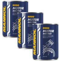 3x MANNOL Motor Doktor Motoröl Additiv, 300 ml