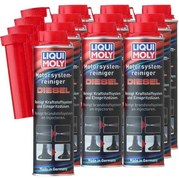 10x LIQUI MOLY Motor-System-Reiniger Diesel, 300 ml