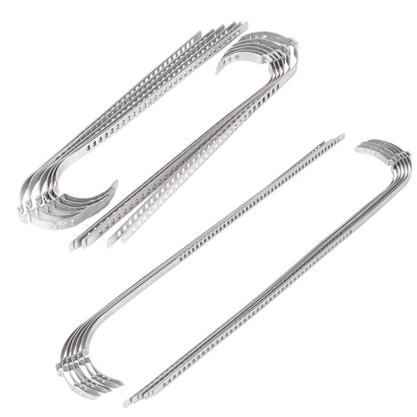 TECPO Achsmanschetten Schellen 60-124 mm, 7 mm Breit (lang), 12 Teilig + TECPO Achsmanschetten Schellen 28-65 mm, 7 mm Breit (kurz), 12 Teilig