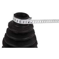 TECPO Achsmanschetten Schellen 60-124 mm, 7 mm Breit (lang), 12 Teilig + TECPO Achsmanschetten Schellen 28-65 mm, 7 mm Breit (kurz), 12 Teilig