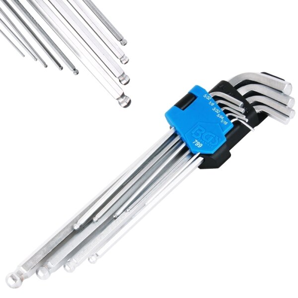 Produktbild von BGS 1195 Maul-Ringschlüssel-Satz Zoll 1/4" Bis 15/16" – 12-teilig, Kombischlüssel