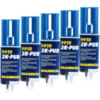 5x MANNOL 2K-PUR, 2-Komponenten-Kleber, 30g