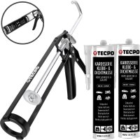 2x TECPO KKD 801 Karosserie Klebe- und Dichtmasse, 370g +...