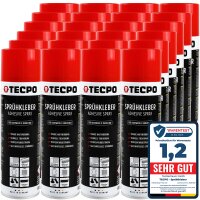 24x TECPO Sprühkleber Hochtemperatur...