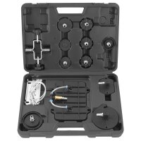 TECPO Druckluft Bremsenentlüftungsgerät 5L + E20 Adapter